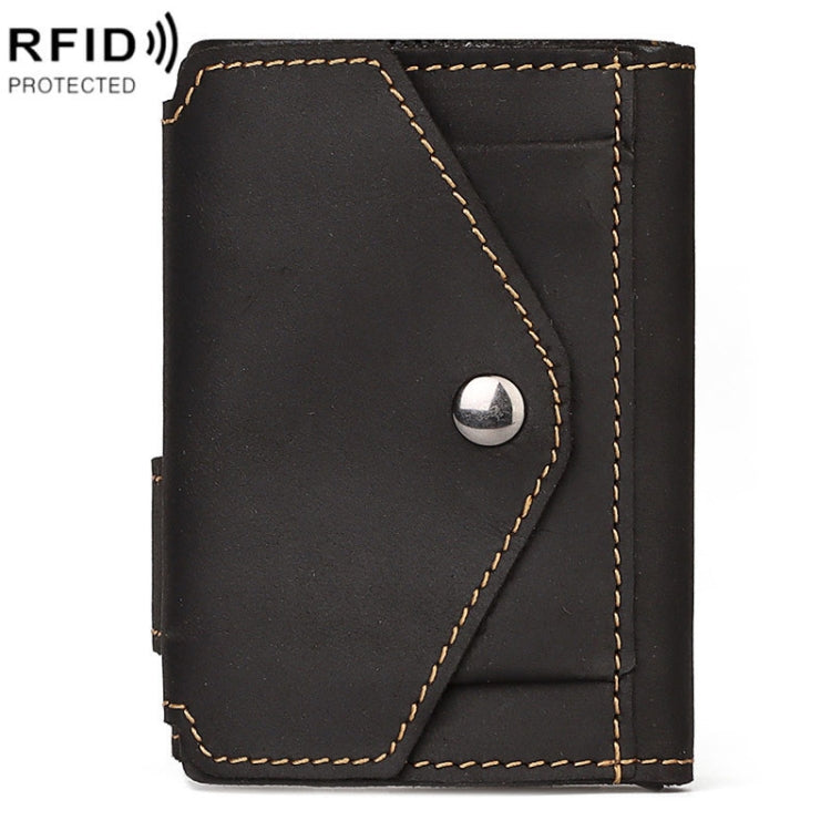 HUMERPAUL BP906 Credit Card Cover RFID Anti-Theft Brush Card Bag(Black)