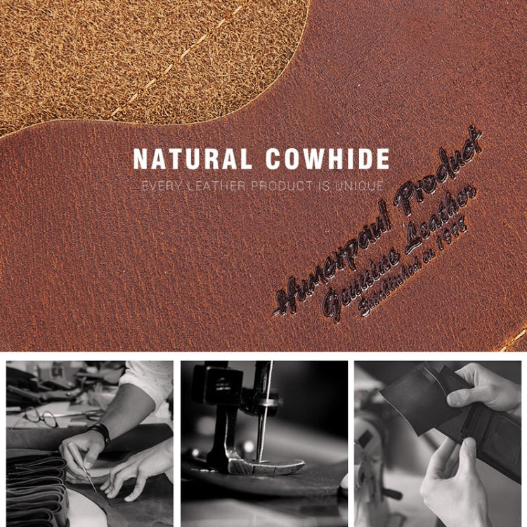 HUMERPAUL BP906 Credit Card Cover RFID Anti-Theft Brush Card Bag(Brown)