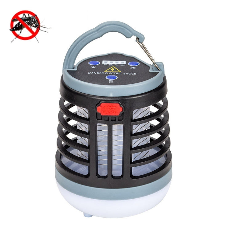 Outdoor USB Charging Lighting Mosquito Capture(W882 Black)