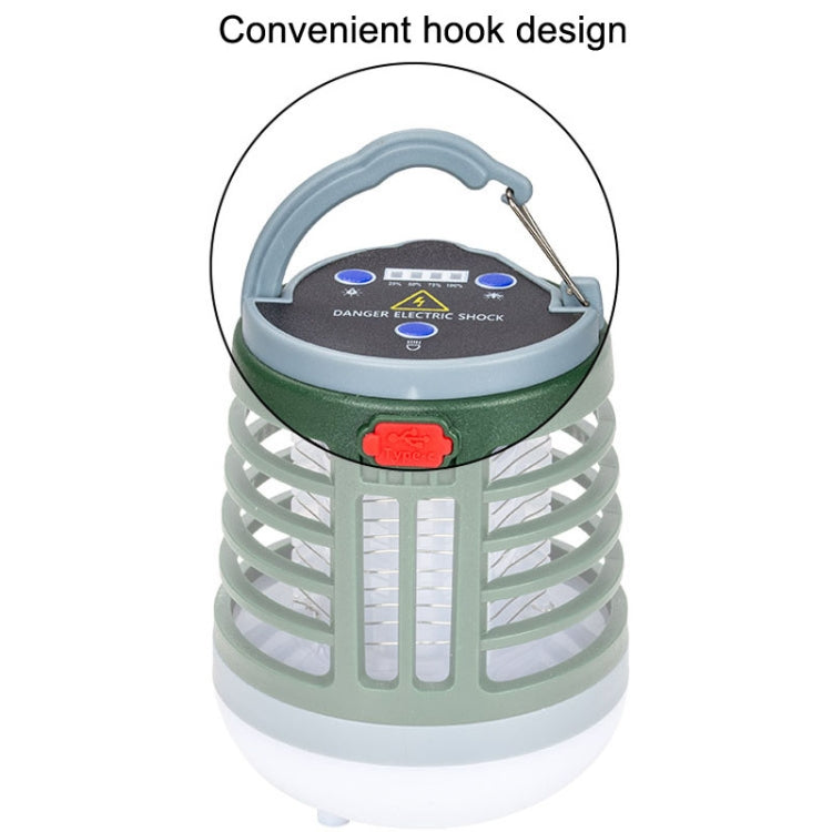 Outdoor USB Charging Lighting Mosquito Capture(W882 Black)