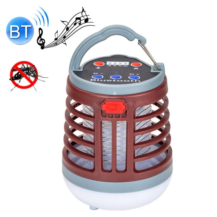 Bluetooth Audio USB Charging Lighting Mosquito Trap(W881 Brown)