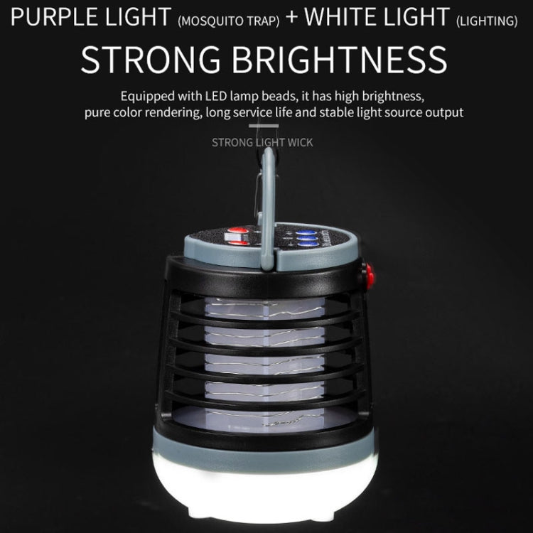 Bluetooth Audio USB Charging Lighting Mosquito Trap(W881 Black)