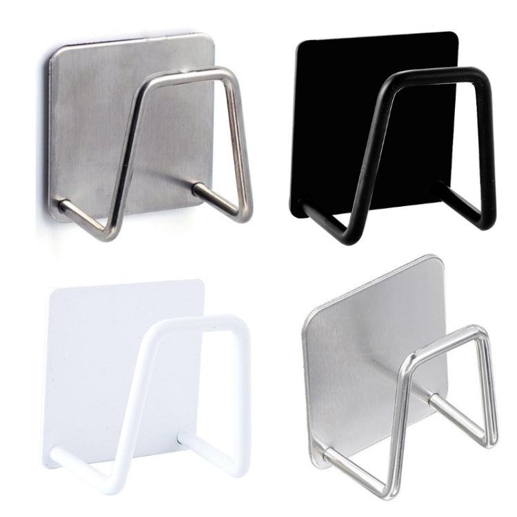 304 Stainless Steel Sponge Rack Sink Drain Rack, Color: Baking Black