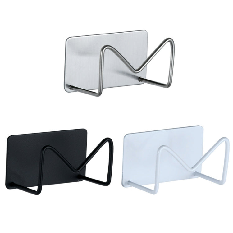304 Stainless Steel Sponge Rack Sink Drain Rack, Color: Large Baking White