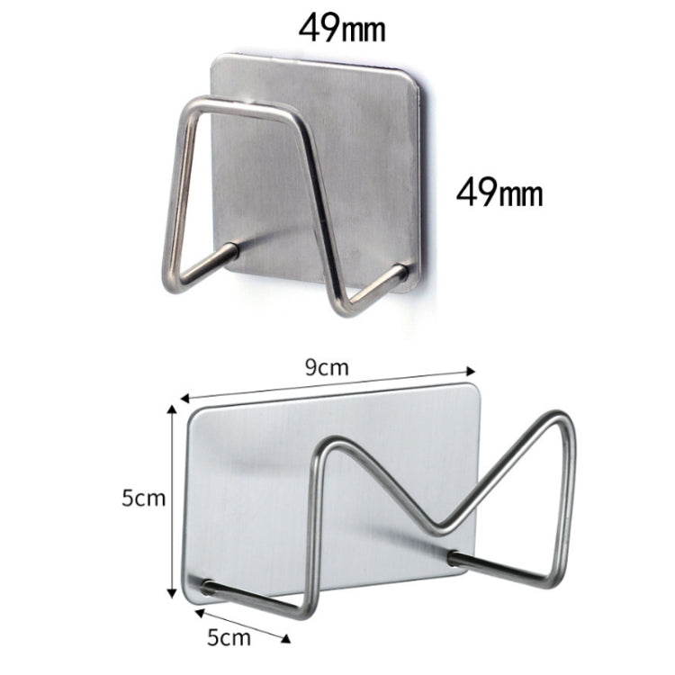 304 Stainless Steel Sponge Rack Sink Drain Rack, Color: 201 Ture Color