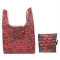 M0048 Portable Foldable Printed Shopping Bag(Colorful Dog)