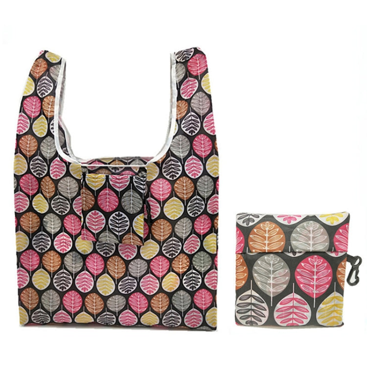 M0048 Portable Foldable Printed Shopping Bag(Maple)