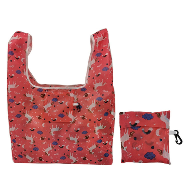 M0048 Portable Foldable Printed Shopping Bag(Unicorn)