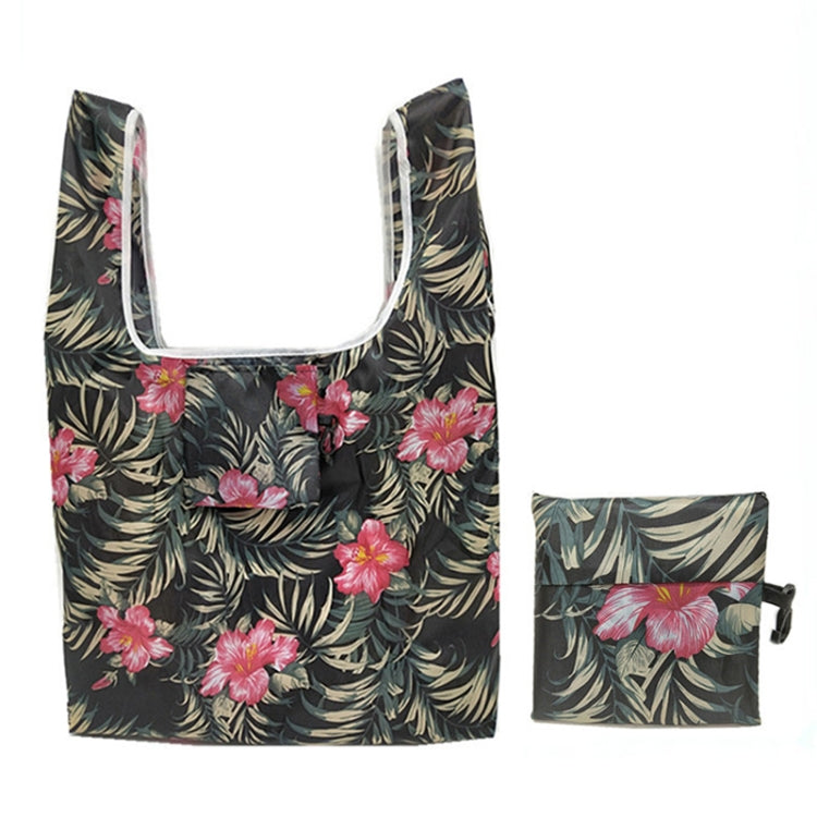 M0048 Portable Foldable Printed Shopping Bag(Lily)