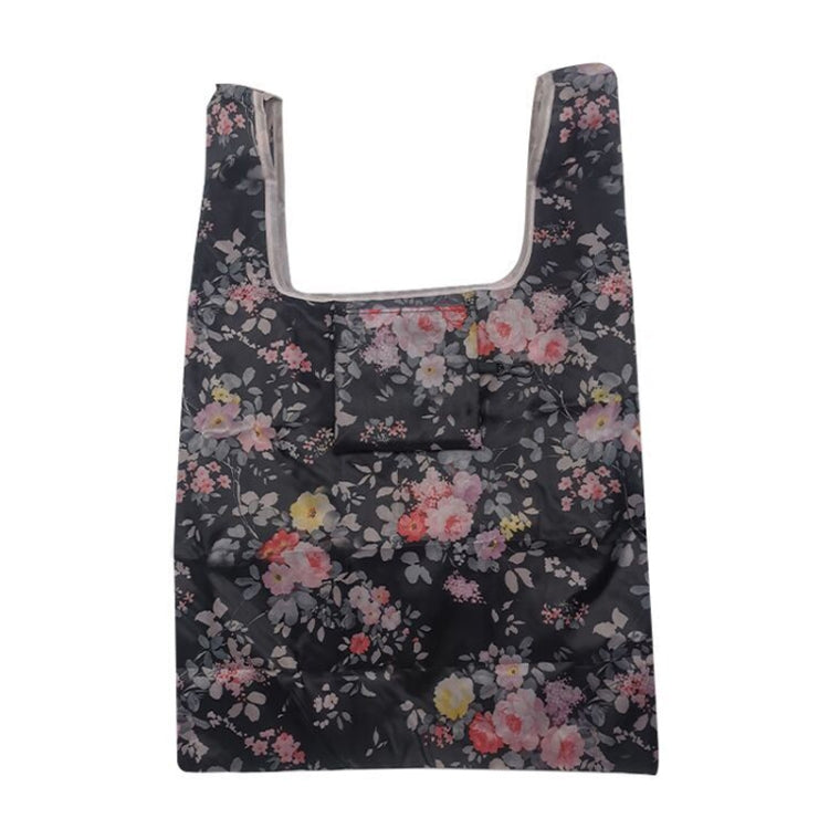 M0048 Portable Foldable Printed Shopping Bag(Rose)
