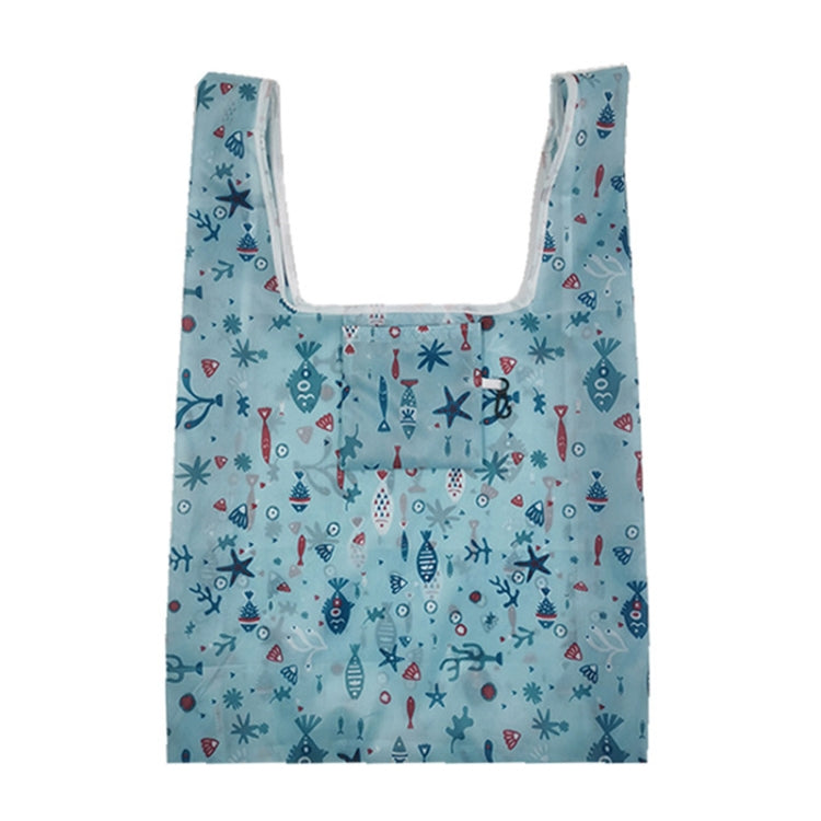 M0048 Portable Foldable Printed Shopping Bag(Ocean Star)