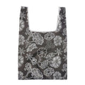 M0048 Portable Foldable Printed Shopping Bag(Black Lotus)