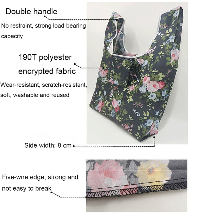 M0048 Portable Foldable Printed Shopping Bag(Orchard)