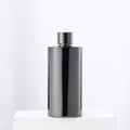 500ml Outdoor Wine Pot 304 Stainless Steel Cylindrical Hip Flask, Color: Electroplating Black