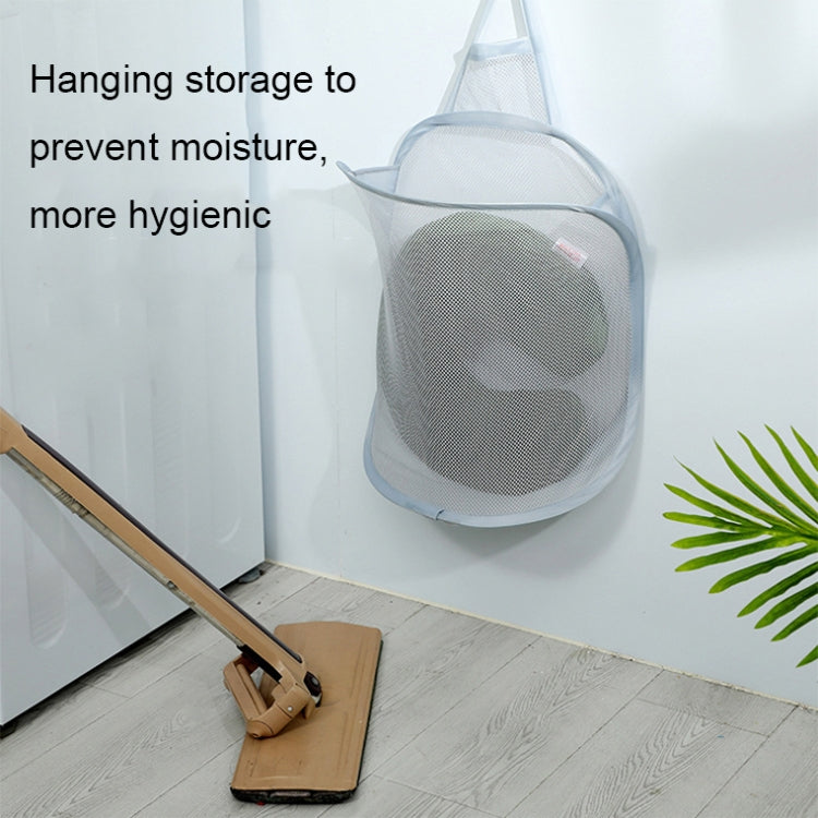 Household Folding Wall Mounted Dirty Basket, Color: Green Tree