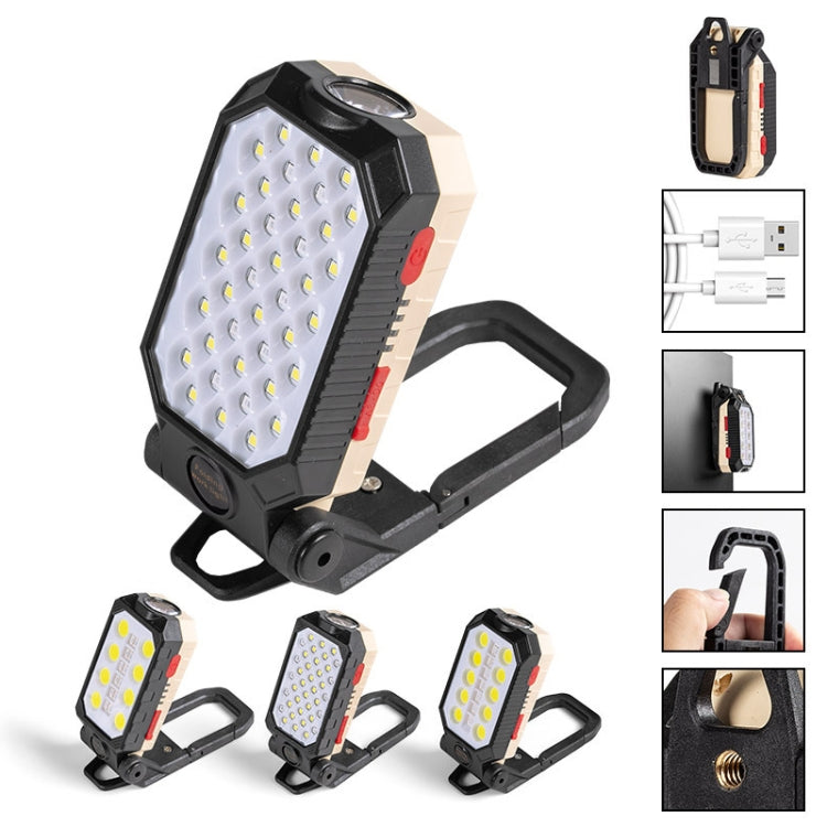 E-SMARTER COB Work Light USB Emergency Flashlight Maintenance Lamp, Style: W599B Large