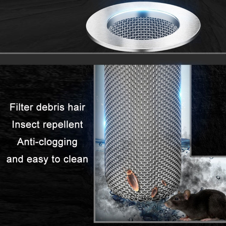 304 Stainless Steel Sewer Anti-Clogging Filter, Model: 36 Long
