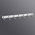 304 Stainless Steel No Punching Door Rear Coat Hook, Specification: 7 Hooks