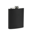 6oz 304 Stainless Steel Matte Black Paint Flagon Whiskey Vodka Wine Pot Hip Flask