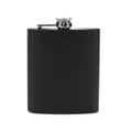7oz 304 Stainless Steel Matte Black Paint Flagon Whiskey Vodka Wine Pot Hip Flask