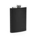 8oz 304 Stainless Steel Matte Black Paint Flagon Whiskey Vodka Wine Pot Hip Flask