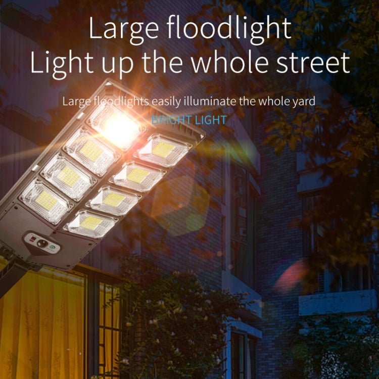 E-SMARTER LED Strong Light Dual Row Road Light Solar Garden Sensor Light, Style: W789A-4