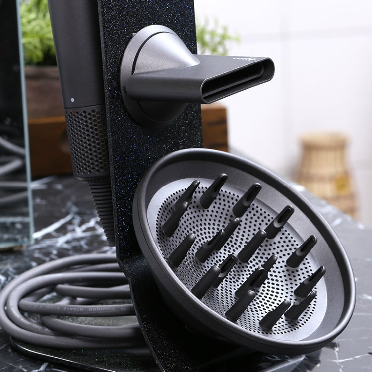 Punch Free Standing Hair Dryer Stand For Dyson 004 Black