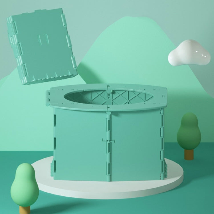 Car Children Foldable Toilet(Green)