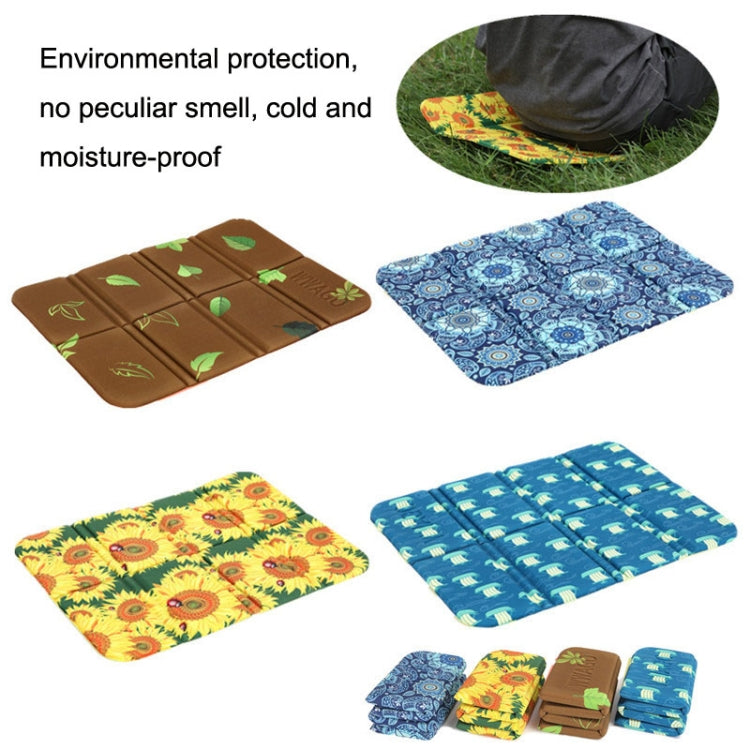 Portable Dirty Park Folding Picnic Mat Moisture-proof and Cool Cushion(Yunfan Sea)