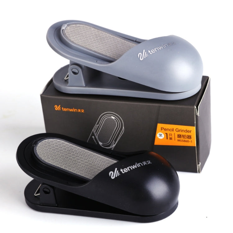 Tenwin MS5860 Spring Clip Type Pencil Grinder Can Hold Sketching Paper(Black)