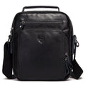 HUMERPAUL MH573 Men Shoulder Bag Leather Messengers Bag(Black)