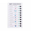 Wall Hanging Checklist Memo Boards Adjustable Checklist Board,Style: My Chores