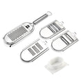 Stainless Steel Vegetable Cutter Grater, Specification: 4 Blades+Finger Protector Colorful Box