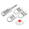 Stainless Steel Vegetable Cutter Grater, Specification:  4 Blades+Hand Guard Colorful Box