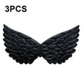 3 PCS Children Prom Dress Up Wings Elf Colorful Wings Party Costume Props(Black)