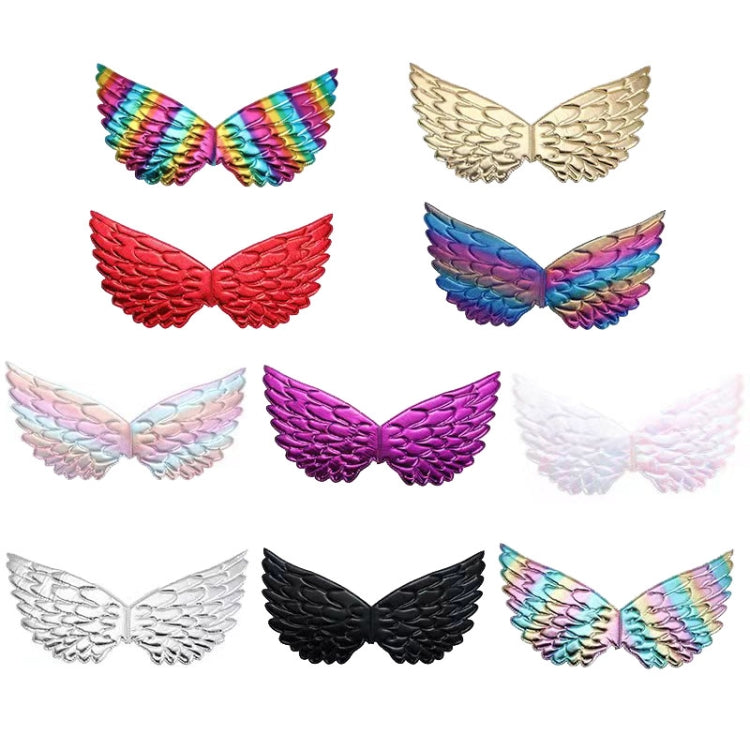 3 PCS Children Prom Dress Up Wings Elf Colorful Wings Party Costume Props(Red)
