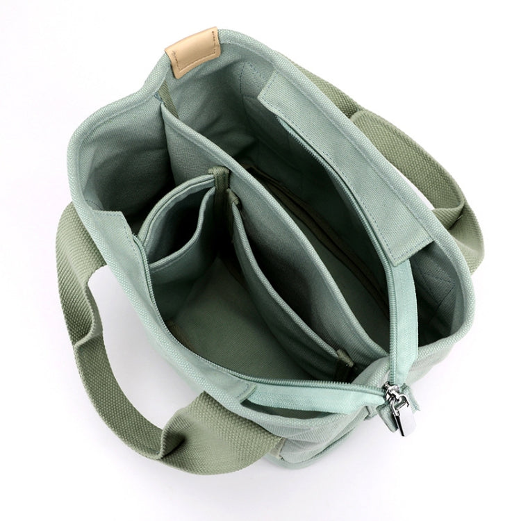 2110 Three-dimensional Multi-compartment Shoulder Bag Handbag(Black)