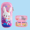 Uime EVA 3D Multi-compartment Pencil Case Stationery Box Children School Supplies(Mermaid)
