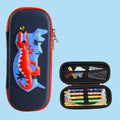 Uime EVA 3D Multi-compartment Pencil Case Stationery Box Children School Supplies(Red Dragon)