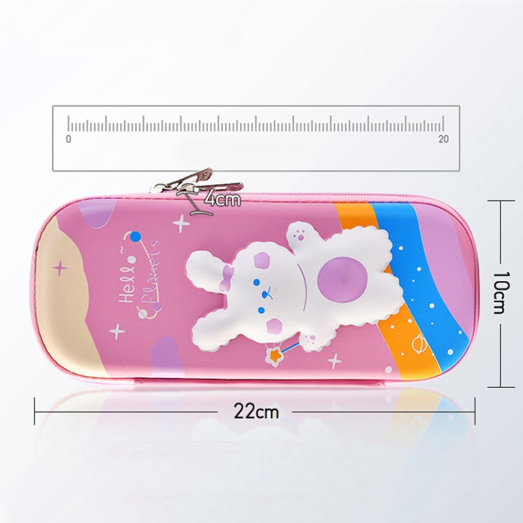 Uime EVA 3D Multi-compartment Pencil Case Stationery Box Children School Supplies(Mini Rabbit)