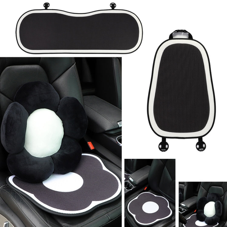 Ice Silk Simple Car Breathable Seat Cushion Cool Pad Summer Universal, Style: Honeycomb Flower Front Row