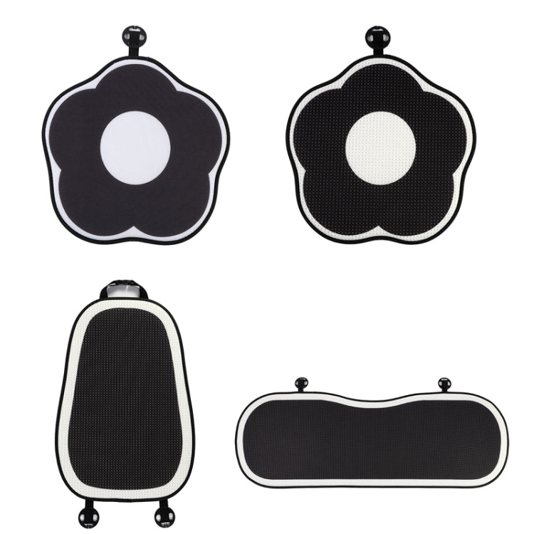Ice Silk Simple Car Breathable Seat Cushion Cool Pad Summer Universal, Style: Honeycomb Back Row
