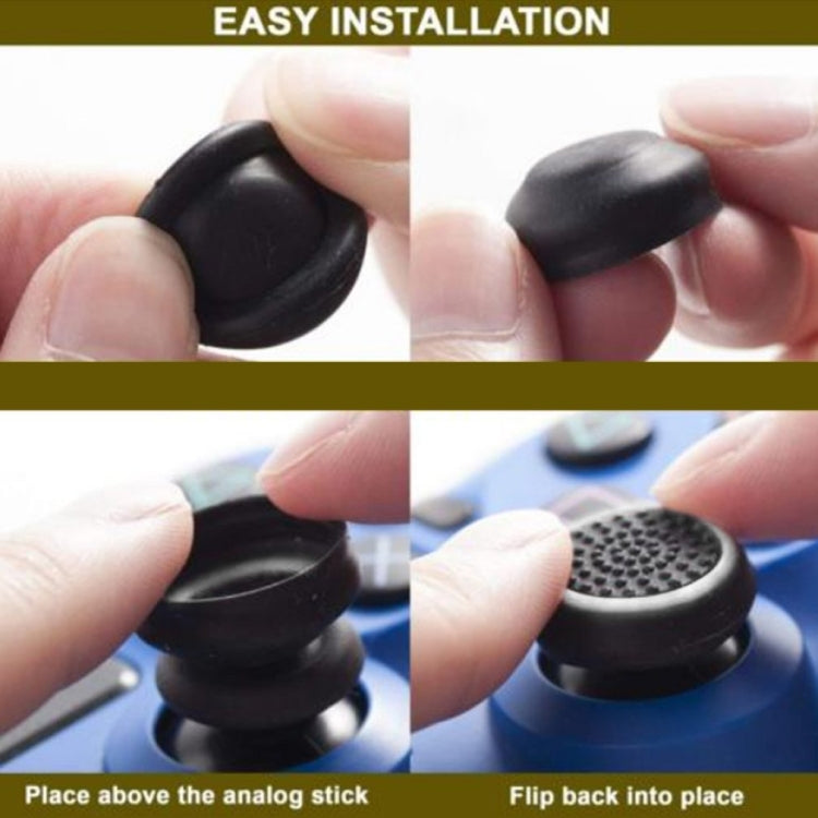 20 PCS Gamepad Silicone Rocker Cap For PS5/PS4/PS3/ONE//360/PRO/series X/S(Transparent)