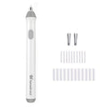 Tenwin 8302 Adjustable Electric Eraser With Rubber Refills For Sketch Drawing Erasing(White)