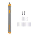 Tenwin 8302 Adjustable Electric Eraser With Rubber Refills For Sketch Drawing Erasing(Grey)