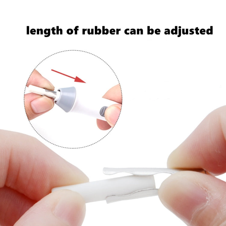 Tenwin 8302 Adjustable Electric Eraser With Rubber Refills For Sketch Drawing Erasing(Grey)