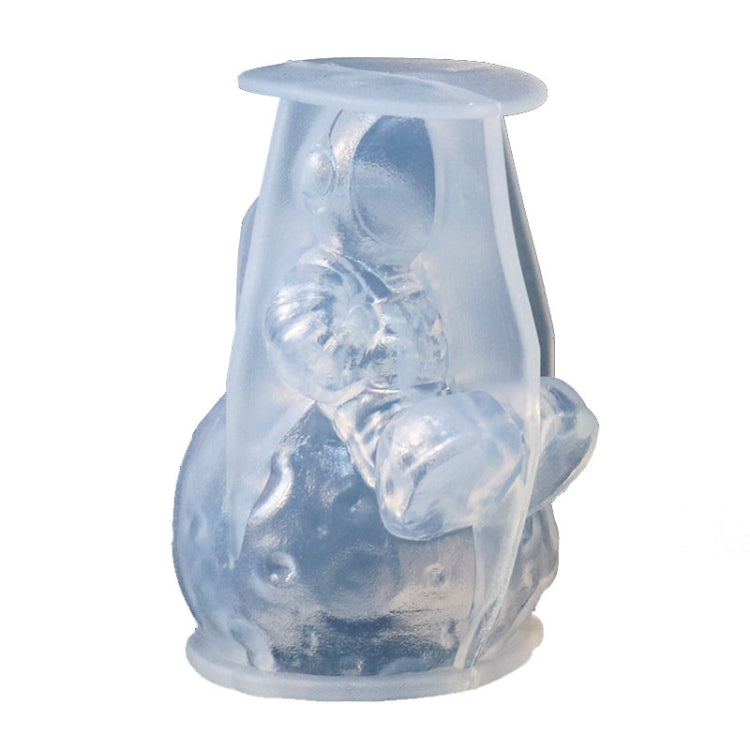 D2120 DIY Drop Mold Lunar Astronaut Bulb Ornament Silicone Mold Office Epoxy Ornament(Mold)