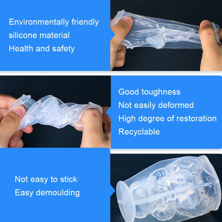D2120 DIY Drop Mold Lunar Astronaut Bulb Ornament Silicone Mold Office Epoxy Ornament(Mold)
