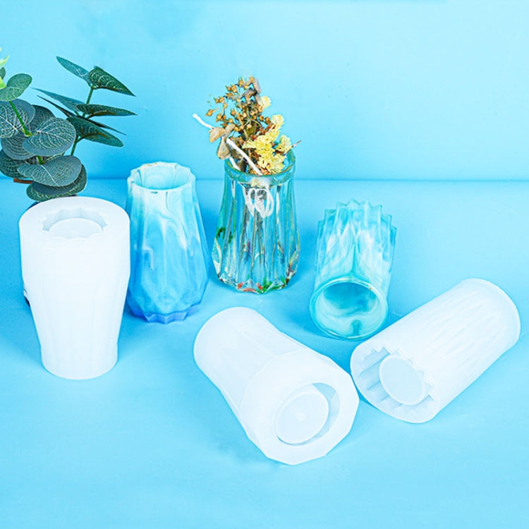 D720 Drop Plastic Mold Vase Silicone Mold(01)
