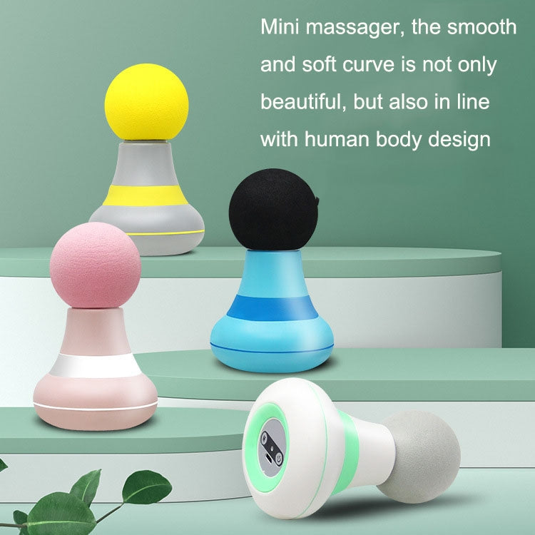 Mini Fascia Device Smart Whole Body Muscle Vibrating Massage Relaxer, Style: Enhanced Model (Green)